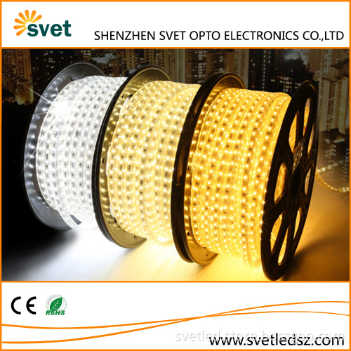 Led 110V 220V 3014 120Leds/M Warm White Ribbon Tape Strip 5mm Wide PCB